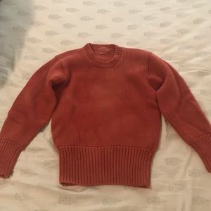 Vintage Coral Knit Sweater
